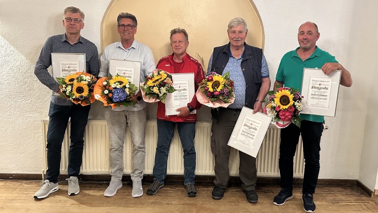 Ehrungen außergewöhnlichem Einsatz für den Fußball im NFV-Kreis Osterholz