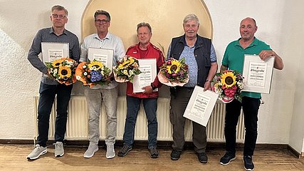 Ehrungen außergewöhnlichem Einsatz für den Fußball im NFV-Kreis Osterholz